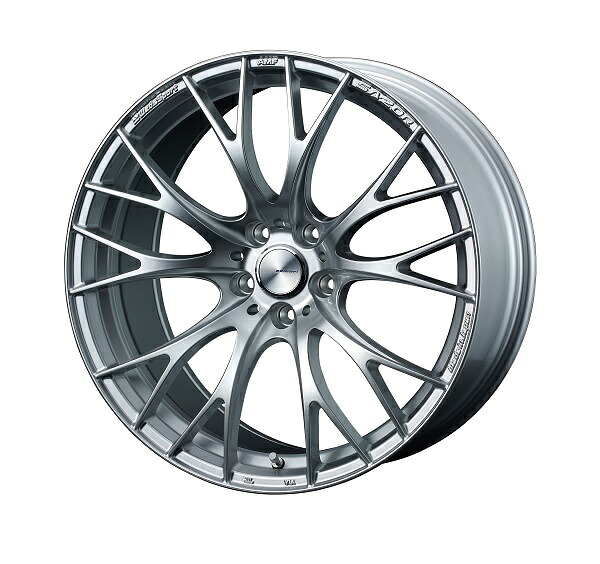 WEDSSPORT SA20R ホイール VI-SILVER 19インチ&times;8.5J ＋38 5H114.3 入数：1台分(4本) 72782 wheel｜オートパーツエージェンシー2号店