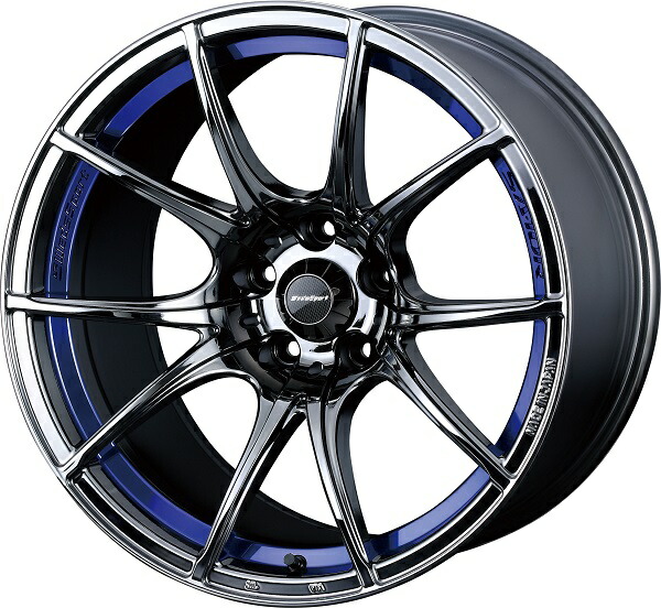 WEDSSPORT SA10R ホイール BLC 18インチ×8.5J ＋45 5H114.3 入数：1台分(4本) 72635 wheel