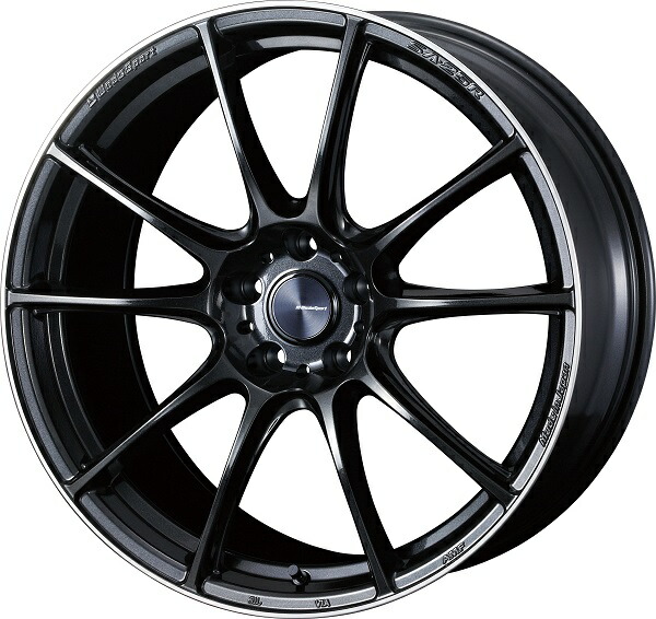 WEDSSPORT SA25R ホイール METAL BLACK F 19インチ×8.0J ＋45 5H114.3 入数：1台分(4本) 73814 wheel