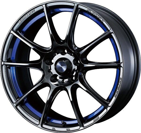 WEDSSPORT SA25R ホイール BLCI 17インチ×7.5J +48 5H100 入数:1台分(4本) 73720 wheel|オートパーツエージェンシー2号店