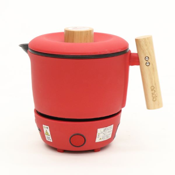 HIRO マルチ調理ポット レッド ON-09RD multi cooking pot