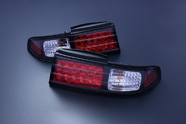 D-MAX LEDテールランプ 日産 シルビア S14 前期・後期 ブラック 入数:1セット(左右) DML1S14009T1 tail lamp|オートパーツエージェンシー2号店