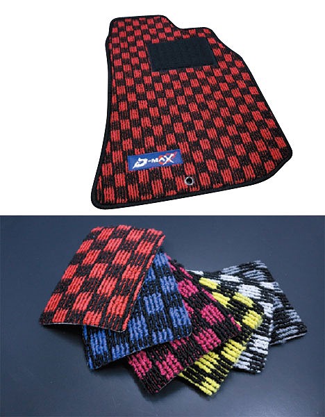 D-MAX フロアマット スバル BRZ ZC6 2012年04月～ シルバー×ブラック 入数：1台分 floor mat