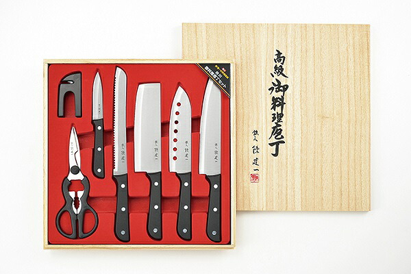 陳 建一 御料理包丁 7pcセット CK-535(1003802) Cooking knife