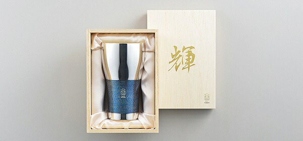 輝 純銅ビアタンブラー 銀古美 KG-04(1001865)  pure copper beer tumbler