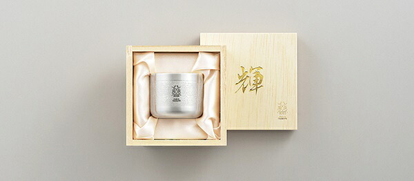 輝 純銅ぐい呑み 銀仕上げ KG-22(1001879) pure copper cup
