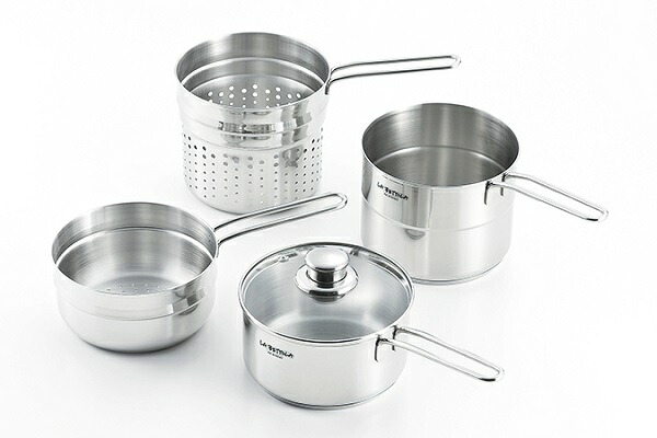 落合 務 IH200V相応うズボン下食パン 16珊 LB-180(0001092)  compatible combination pan キッチン用品・食器・調理器具-鍋・フライパン