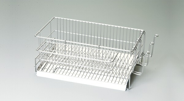 ステンレス 水切りラック スリム縦型セット MZ-002(0411054) stainless steel drainer rack|オートパーツエージェンシー2号店