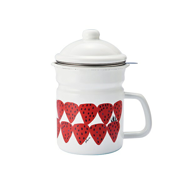 Plune. ホーローオイルポット あかいちご POP-901(0773169) enamel oil pot