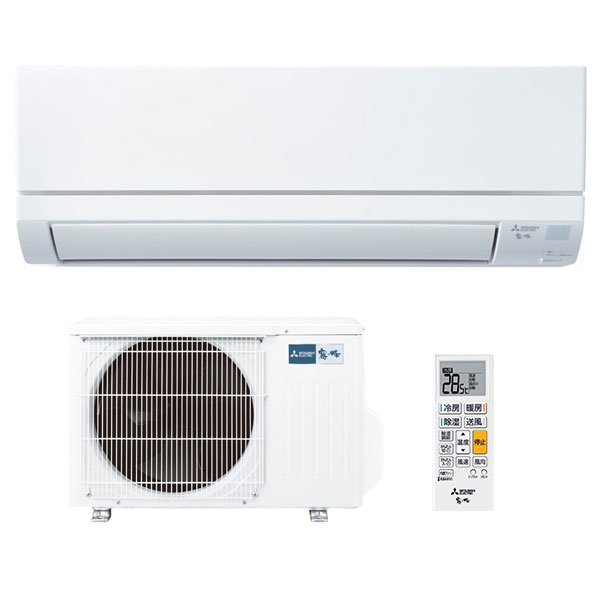 三菱電機 GVシリーズ ルームエアコン 霧ヶ峰 ピュアホワイト おもに10畳 単相100V 2023年モデル MSZ-GV2823-W Kirigamine Room Air Conditioner画像