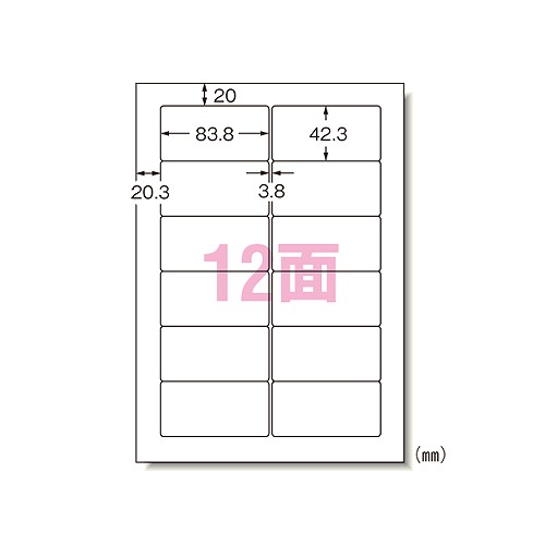 エーワン(A-one) マイコン＆ワープロラベルシール A4 富士通 入数：1箱(1000腰かけ) 31153(60895)  Computer Word Processor Label Stickers