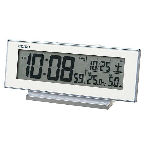 セイコークロック(Seiko Clock) デジタル目ざまし時計 SQ324W(49487) digital alarm