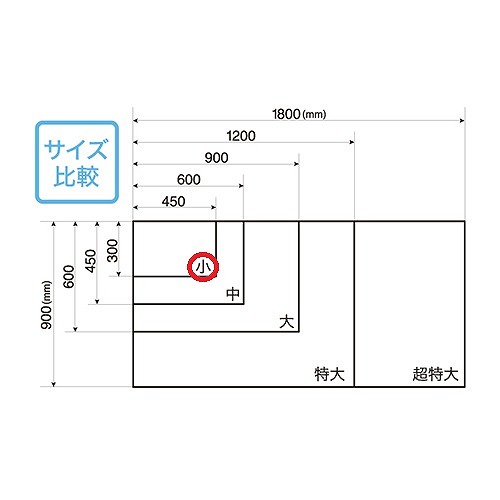 マグエックス(MagX) マグネット暗線ホワイトボードシート 小 MSHP-3045-M(19046) magnetic dark line whiteboard sheet