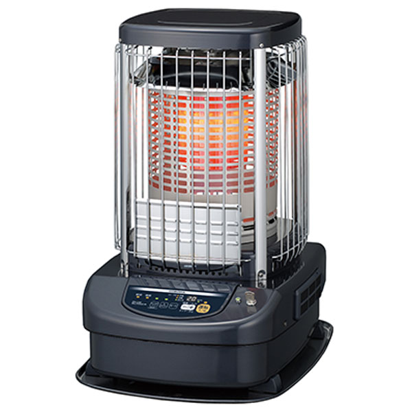 CORONA/コロナ ブルーバーナ 原油暖房器 全周温風/悪いたずら押しとどめるカギ付/お役目用印字機 主に48畳用 GH-G19FK(A)  blue burner oil stove