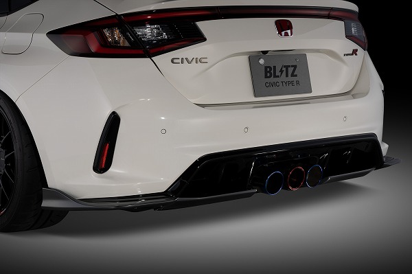 ブリッツ/BLITZ エアロスピードRコンセプト リアサイドディフューザー ホンダ シビックタイプR FL5 K20C 2022年09月～ 未塗装 FRP 60464 rear side diffuser