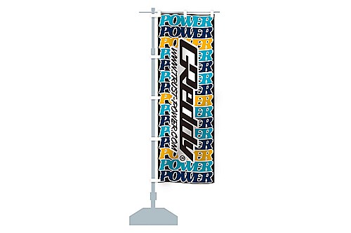 トラスト/TRUST GReddy フラッグ ブラック パワーデザイン 18001935 Flag｜オートパーツエージェンシー2号店