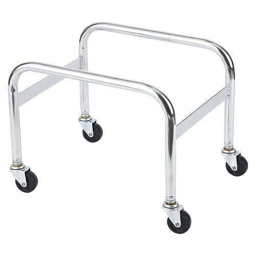 ナンシン ショッピングバスケット専用置台 シルバー TCD-20(06396) Shopping basket stand