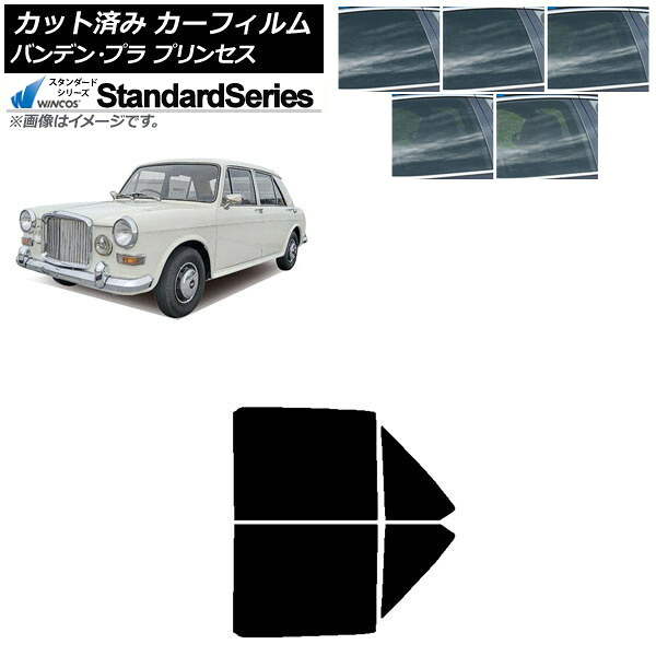 カーフィルム バンデン・プラ プリンセス 1975年～1978年 リアドアセット WINCOS スタンダード 選べる5フィルムカラー AP-WFGY0418-RD Car film