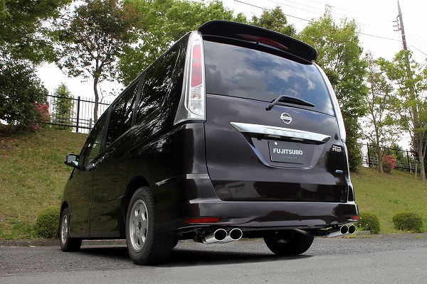 フジツボ(FUJITSUBO) A-S マフラー 日産 セレナ Wテール 左右出し muffler｜オートパーツエージェンシー2号店