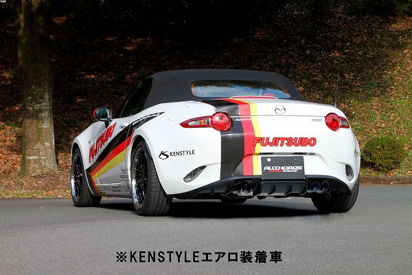 フジツボ(FUJITSUBO) A-RM マフラー マツダ ロードスター Wテール 左右出し チタンモデル muffler