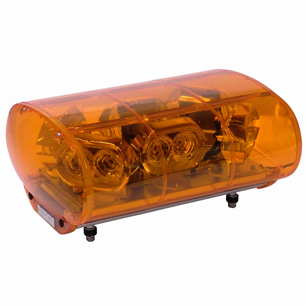 小糸製作所/KOITO LED黄色散光式警光灯 12V M型 43型(幅430mmタイプ) LED6ユニット仕様 LED43BYSM6 Yellow Dark Police Light