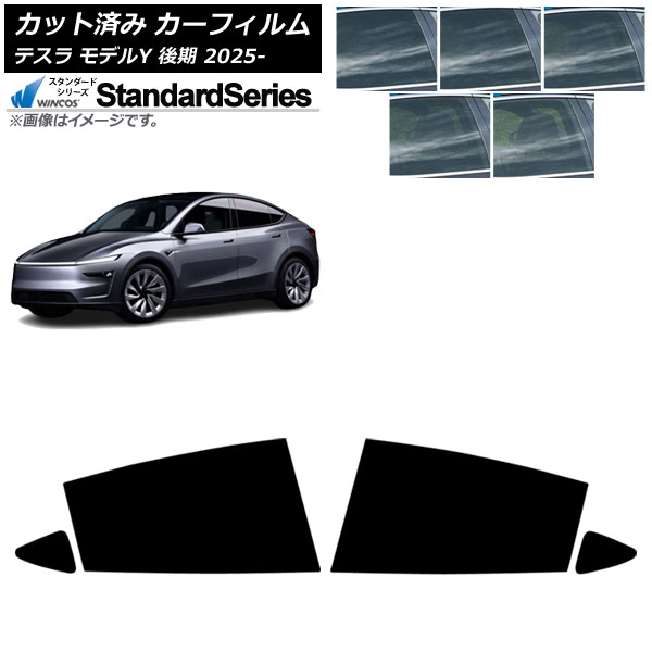 カーフィルム テスラ モデルY 後期 2025年03月～ リアドアセット WINCOS スタンダード 選べる5フィルムカラー AP-WFGY0505-RD Car film 8,596円