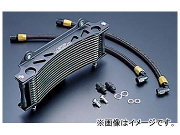 2輪 アクティブ アールズ ラウンドオイルクーラーキット #8 9インチ10