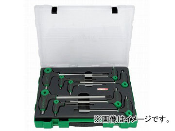 トップトゥル/TOPTUL L型グリップ ボールポイント6角レンチ 9PCS SET GZC09030  shaped grip ball point square wrench