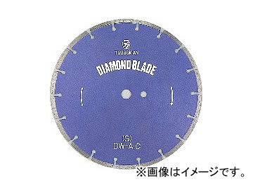 ツボ万/TSUBOMAN 道路切断用ブレード Sタイプ 乾式/湿式 S-9X6X22 サイズ：9”×2.5×6×22 JAN：4954452043596 コード：1135901 Road cutting blade type