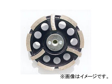 ツボ万/TSUBOMAN NewSAポリッシャーS字 Lタイプ 中研削 NSA-100SL サイズ：100&times;4.5&times;7&times;M10ネジ JAN：4954452112377 コード：11237 Polisher shaped type｜オートパーツエージェンシー2号店
