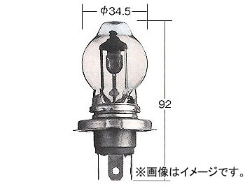 トヨタ/タクティー/TACTI ハロゲンヘッドランプバルブ H4イエロー 24V 75/70W 口金：P43t-38 V9119-2022 Halogen head lamp valve