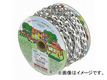 ニッサチェイン/NISSA CHAIN サッシュ 木管巻連環 ステンレス鋼 電解みがき上げる 15m巻 R-SP14 JAN：4968462164004  Sash reel winding