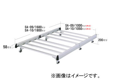 ロッキー ルーフキャリア SAシリーズ 専用タイプ SA-09 スバル 富士重工 SUBARU レオーネ エステートバン(ビジネスワゴン除く) Y11系 H11.6〜H12.12