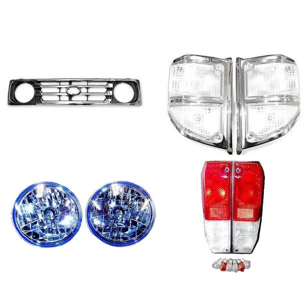 送料無料 大型商品 トヨタ ランクル 70 グリル ヘッドライト テール コーナー SET PZJ70 BJ70 BJ71 BJ73 BJ74 HZJ70 HZJ71 HZJ73 HZJ74 ランドクルーザー｜AUTO PARTS JAPAN