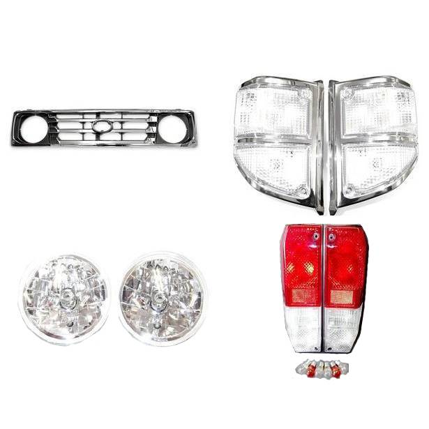 送料無料 大型商品 トヨタ ランクル 70 グリル ヘッドライト テール コーナー SET PZJ70 BJ70 BJ71 BJ73 BJ74 HZJ70 HZJ71 HZJ73 HZJ74 ランドクルーザー｜AUTO PARTS JAPAN