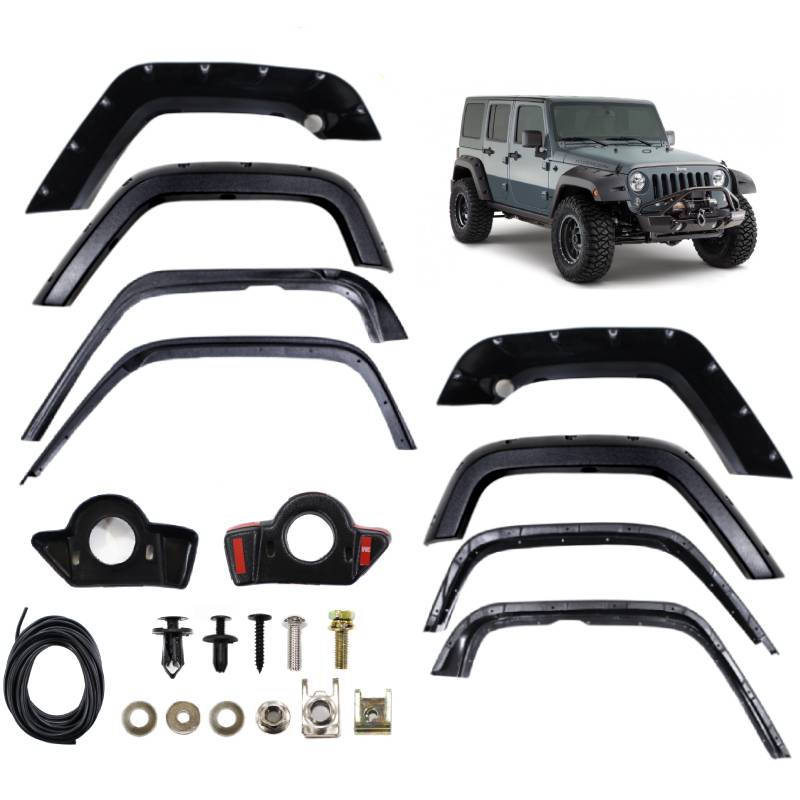 楽天市場】ELFORD エルフォード オーバーフェンダー 25mmワイド ジープ