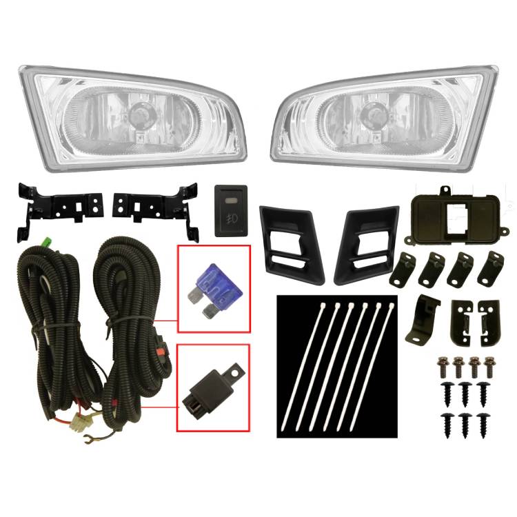 送料無料 ホンダ シビック セダン FD1 FD2 06-08y フロント フォグ フォグランプ フォグライト 左右 フルセット スイッチ付 ハーネス付 キット CIVIC フォグライト バンパーライト ランプ