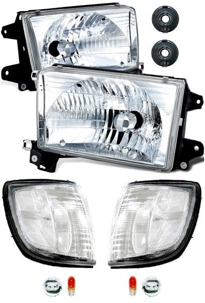 送料無料 トヨタ ハイラックス サーフ 18 180 185 ヘッドライト & コーナーランプ セット RZN180W RZN185W VZN180W VZN185W KZN185G KZN185W KDN185W｜AUTO PARTS JAPAN
