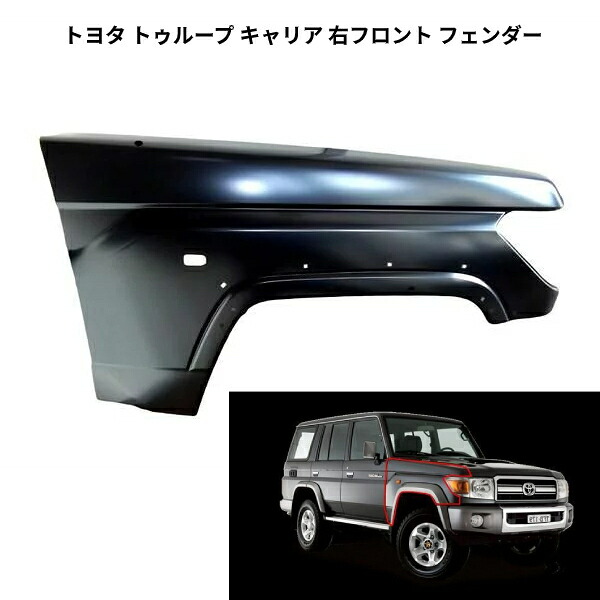 送料無料 トヨタ トゥループ キャリア 右フロント フェンダー ワイド