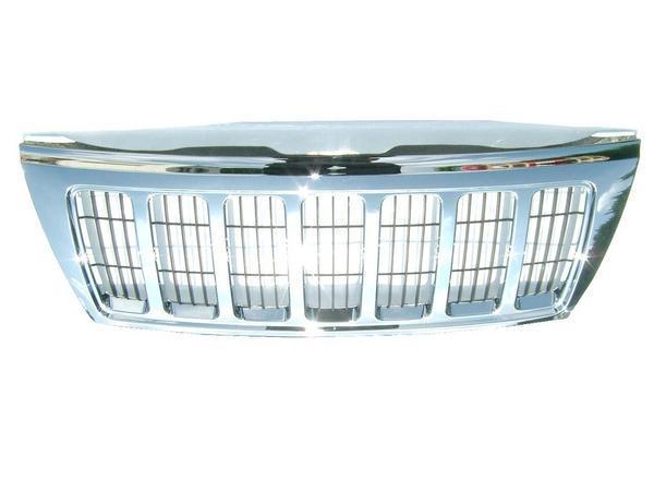 送料無料 クライスラー ジープ グランドチェロキー 後期車用 クロームメッキフロントグリル 新品 WJ40 WJ47 XB92TSTAC ラジエーターグリル