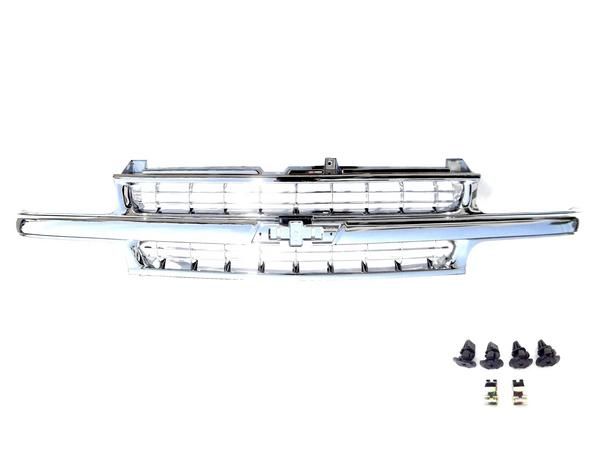 大型商品 シボレー タホ サバーバン 00-06 シルバラード 99-03 オールクロームメッキ フロントグリル ラジエーター グリル ラヂエター CK｜AUTO PARTS JAPAN