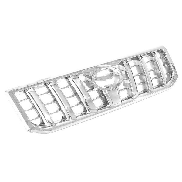 送料無料 大型商品 トヨタ ランドクルーザー プラド 120 121 125系 全年式 ALLクロームメッキフロントグリル 53111-60500 ラジエータグリル ランクル