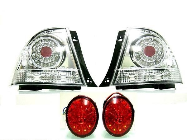 送料無料 トヨタ アルテッツァ 10 系 GXE10 SXE10 LED テールランプ & レッド LED トランクゲート テール 左右 4点 セット テールライト｜AUTO PARTS JAPAN