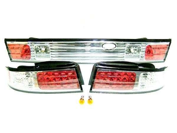 送料無料 シルビア S14 LED クリスタルクローム テール ランプ SET