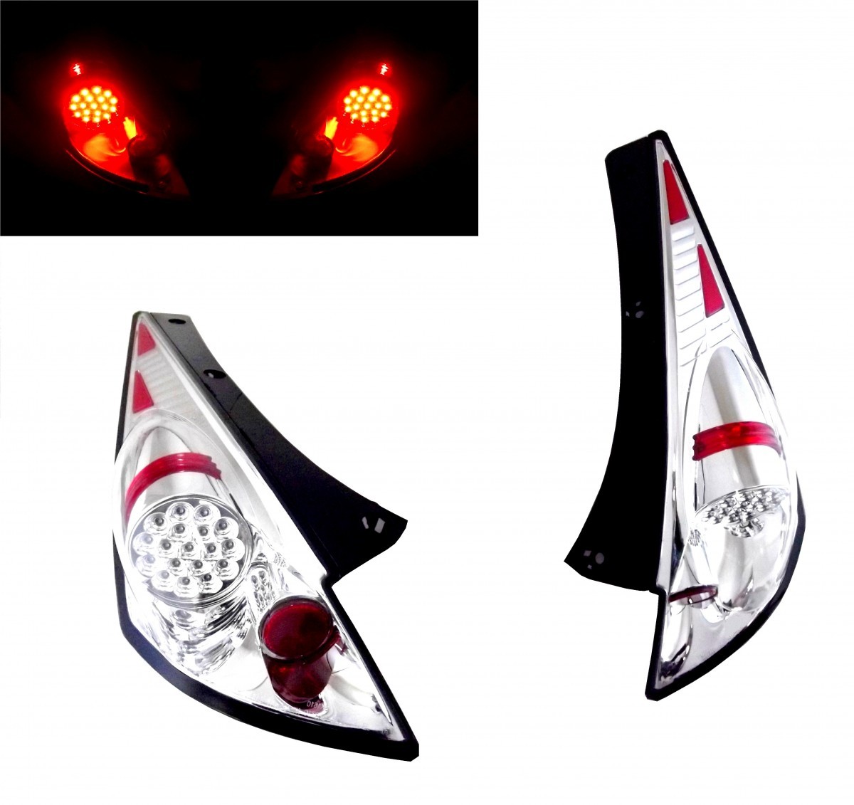 カー用品 車種別専用パーツ カーナビ 汎用パーツ カーパーツ Z33 タイヤ 車 シート パーツ バッテリー 350z アクセサリー ドレスアップパーツ ドライブレコーダー セキュリティ フロアマット 送料無料 日産 フェアレディz 350z Z33 Ledクリスタルテールランプ Auto Parts