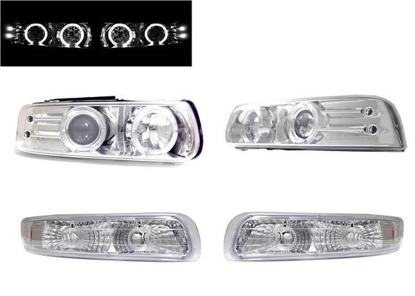 送料無料 送込シボレー シルバラード 99-02ヘッドライトバンパーライトSET｜AUTO PARTS JAPAN