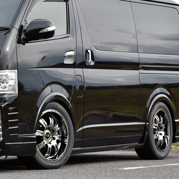 楽天市場】200系 ハイエース 全車 オーバーフェンダー 1台分セット ver