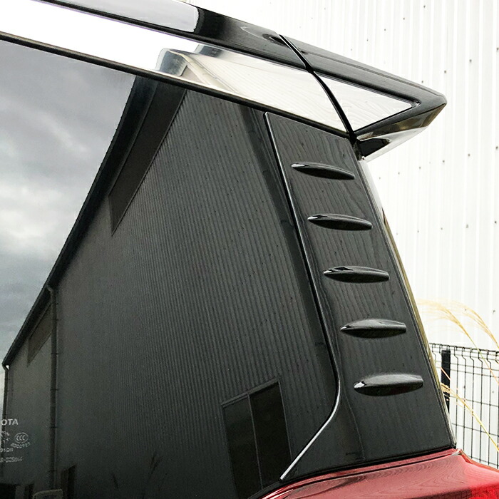 送料無料！30系　アルファード　ヴェルファイア　リアピラー　クォーター　ウィンド　メッキ　鏡面ガーニッシュ　シルバー　ABS製　左右　 | MOTOFUTURE 30系 アルファード ヴェルファイア リアピラー