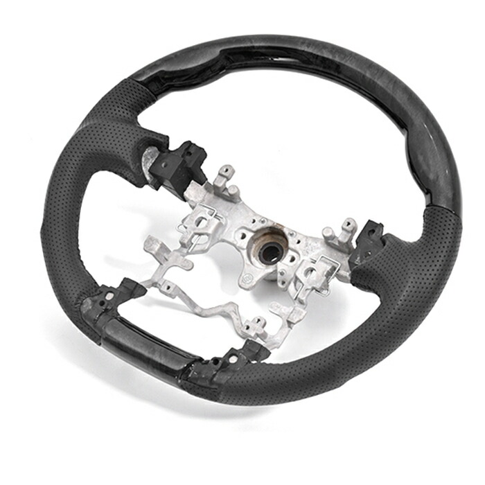 ダイハツ メビウス ZVW41N ガングリップ ステアリング 黒木目 ハンドル カスタムパーツ 内装