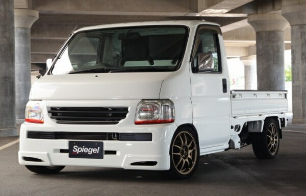 楽天市場】「Spiegel」ホンダ バモス HM1 HM2 エアロ フロントバンパー